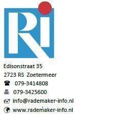 Rademaker Utiliteitstechniek B.v., Zoetermeer openingstijden