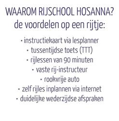 Hosanna, Almere openingstijden