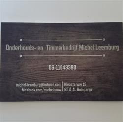 Timmer- en Onderhoudsbedrijf Michel Leemburg, Goingarijp openingstijden