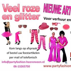 Party Fashion Feestartikelen en Kledingverhuur, Heerenveen openingstijden