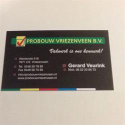 Probouw Vriezenveen B.v., openingstijden