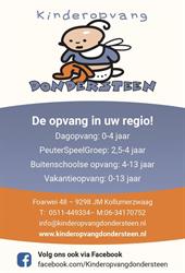 Kinderopvang Dondersteen, Kollumersweach openingstijden