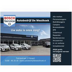 Garage de Westhoek, Fijnaart openingstijden