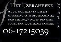 Het IJzerchefke, Tilburg openingstijden