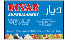 Diyar Supermarkt, Eindhoven openingstijden