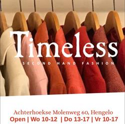 Timeless, Hengelo openingstijden