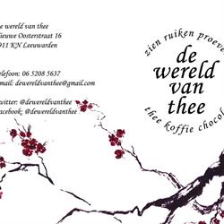 De wereld van thee, Leeuwarden openingstijden