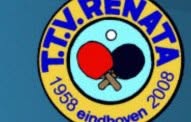 Tafeltennisvereniging Renata Eindhoven, openingstijden