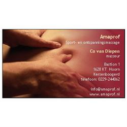 Amaprof Massages Hoorn, openingstijden