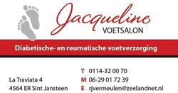 Voetsalon Jacqueline, Sint Jansteen openingstijden