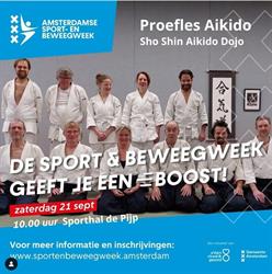 Sho Shin Aikido Dojo Amsterdam, openingstijden