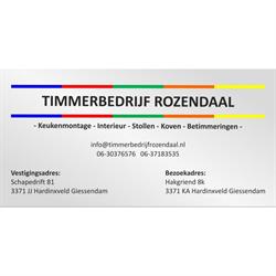 Rozendaal Interieur, Hardinxveld-Giessendam openingstijden