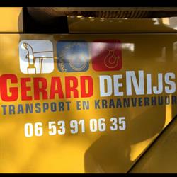 Gerard de Nijs Transport & Kraanverhuur, Limmen openingstijden