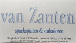 Stukadoorsbedrijf en Spack spuitbedrijf Van Zanten, Beneden-Leeuwen openingstijden