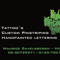 Ride Life Tattoo Works M E I Savelsbergh, Hoeven openingstijden