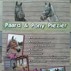 Paard & Pony Plezier, Diessen openingstijden