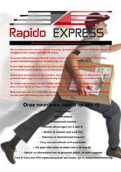 RAPIDO EXPRESS BV, Amersfoort openingstijden
