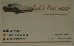 Jack`s Paint Repair, Stieltjeskanaal openingstijden