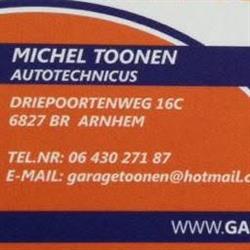 Garage Toonen, Arnhem openingstijden