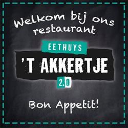 Eethuis `t Akkertje 2.0, Geffen openingstijden