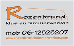 Rozenbrand klus en timmerwerken, Waalwijk openingstijden