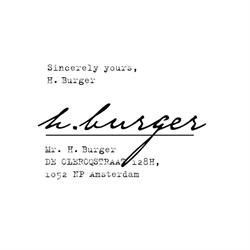 H. Burger, Amsterdam openingstijden