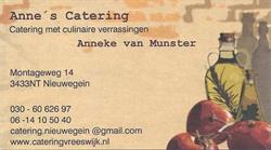 Anne's Catering, Nieuwegein openingstijden