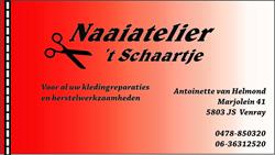 Naaiatelier 't Schaartje, Venray openingstijden