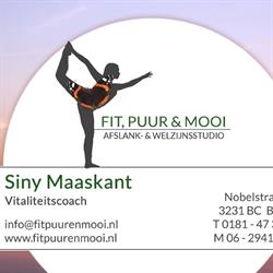 FIT, PUUR & MOOI Afslank- & Welzijnsstudio, Brielle openingstijden
