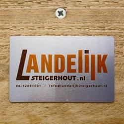 landelijk steigerhout, Bruchem openingstijden