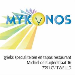 Grieks Restaurant Mykonos, Twello openingstijden