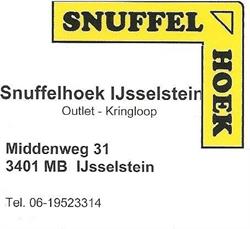 Snuffelhoek IJsselstein, openingstijden