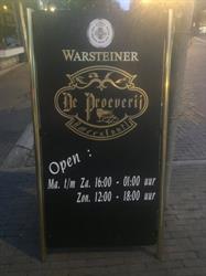 Cafe De Proeverij, Amersfoort openingstijden