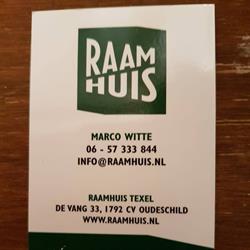 Raamhuis, Oudeschild openingstijden