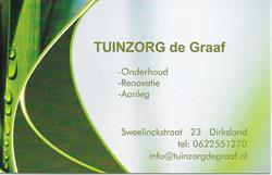 Tuinzorg de Graaf, Dirksland openingstijden