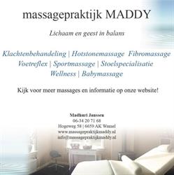 massagepraktijk MADDY, Wamel openingstijden