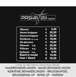 Pasha Hair & Beauty Salon, Eindhoven openingstijden