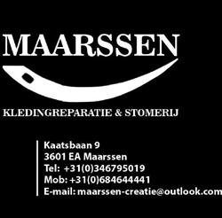Maarssen Kledingreparatie En Stomerij, openingstijden