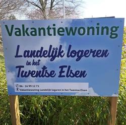 Vakantiewoning Landelijk logeren in het twentse elsen, Markelo openingstijden