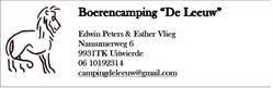 Camping de Leeuw, Delfzijl openingstijden