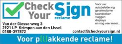 Checkyoursign, Krimpen aan den IJssel openingstijden
