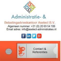 Administratie- & belastingadvieskantoor Aselect B.V., Diemen openingstijden