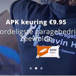 Garagebedrijf Gavin Hagen, Zeewolde openingstijden