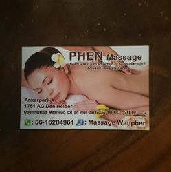 Thai Massage Wanphen - Den Helder, openingstijden