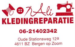 Ali Kledingreparatie, Bergen op Zoom openingstijden