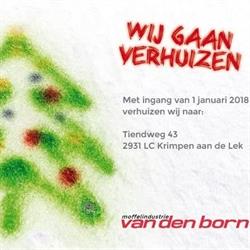 Moffelind. van den Born B.V., Krimpen aan de Lek openingstijden