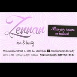 Zennan hair & beauty, Maassluis openingstijden