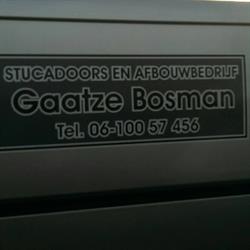 Stucadoorsbedrijf Gaatze Bosman, Aduard openingstijden