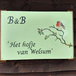B&B "Het hofje van Welsum", Dalfsen openingstijden