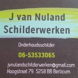 J van Nuland Schilderwerken, Berlicum openingstijden